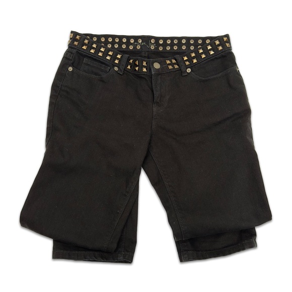 Vintage London Jean black straight leg jeans size six. - Picture 3 of 8